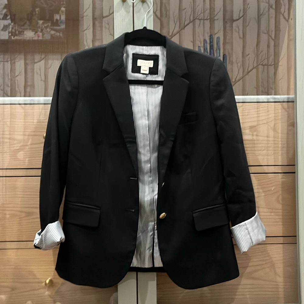 J.Crew Blazer - Black - Size 2 - EUC